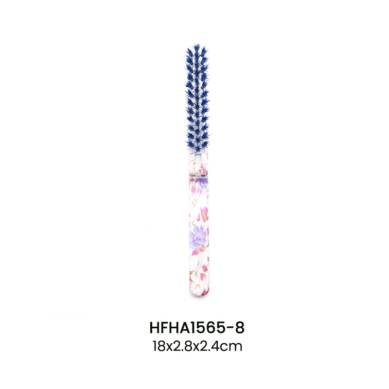 Custom Color Foldable Hair Brush with Natural Boar Bristle