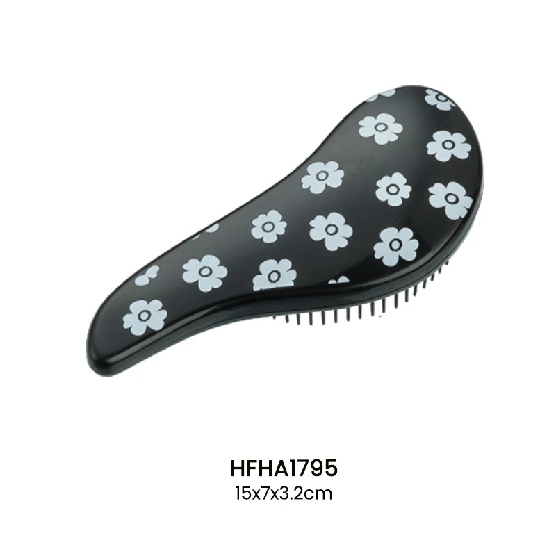 Small Detangling Hairbrush with Layered Tooth