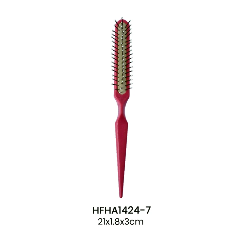 Colorful Teasing Hair Brush with Metal Pins