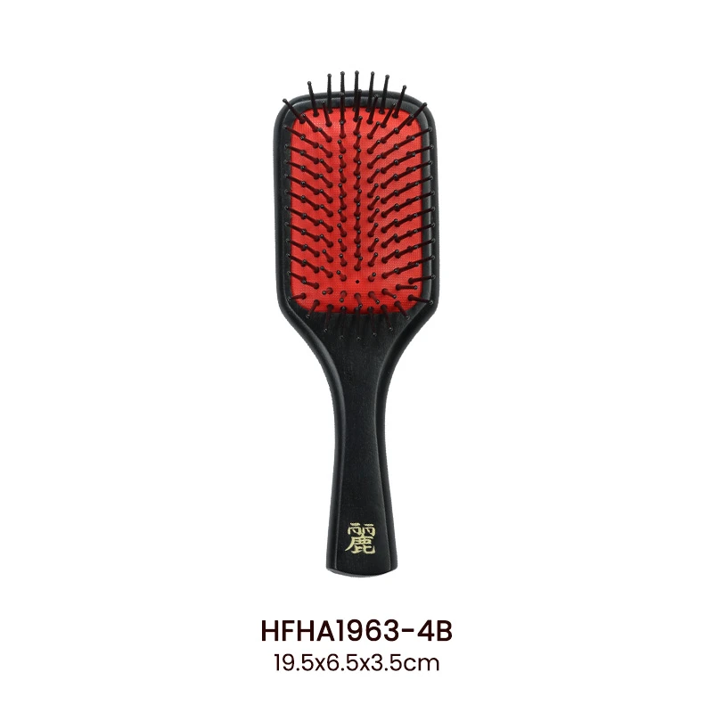Custom High Quality Paint Wood Paddle Hair Brush