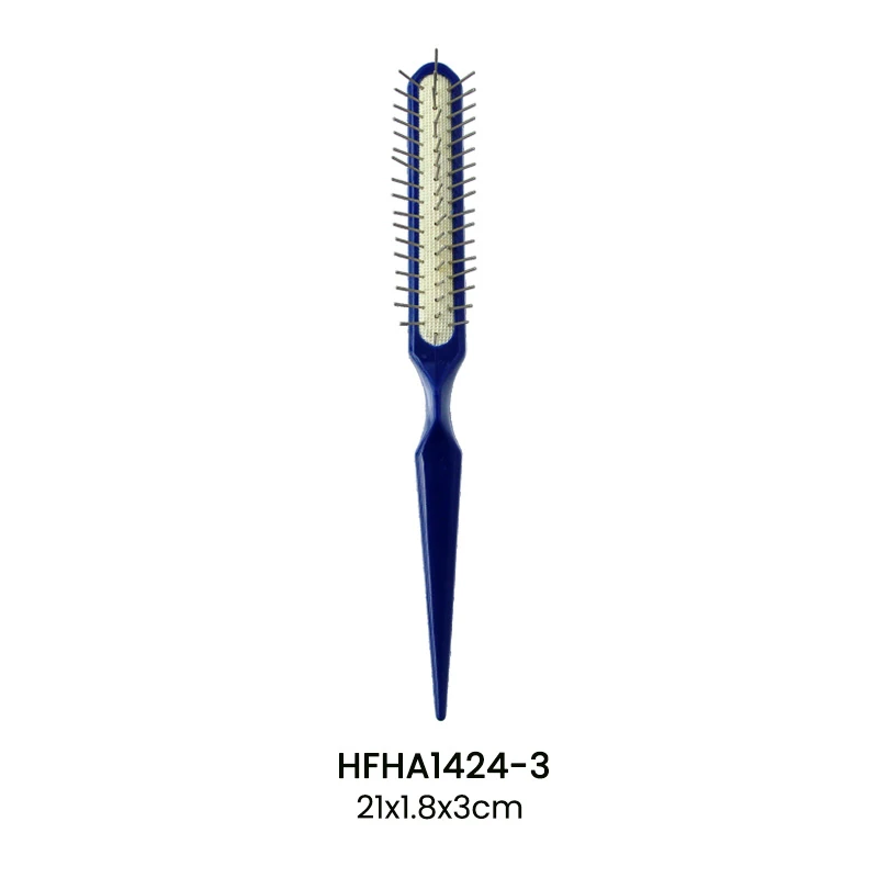 Colorful Teasing Hair Brush with Metal Pins