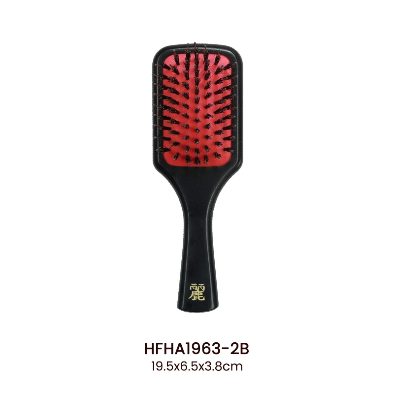 Custom High Quality Paint Wood Paddle Hair Brush