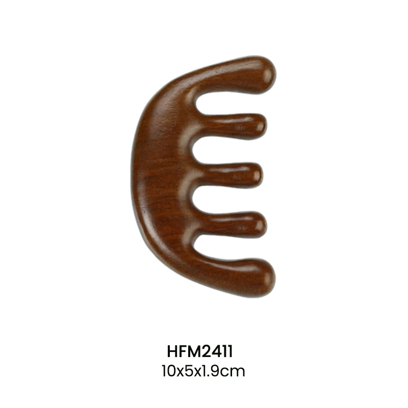 Curved Comb for Gentle Scalp Massage and Relaxation