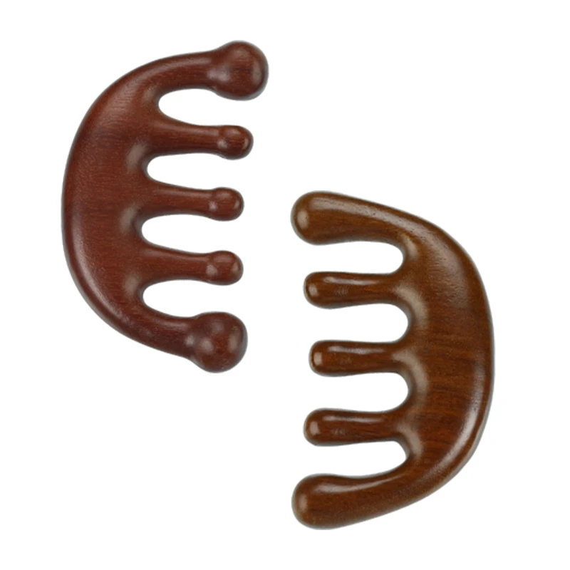 Curved Comb for Gentle Scalp Massage and Relaxation