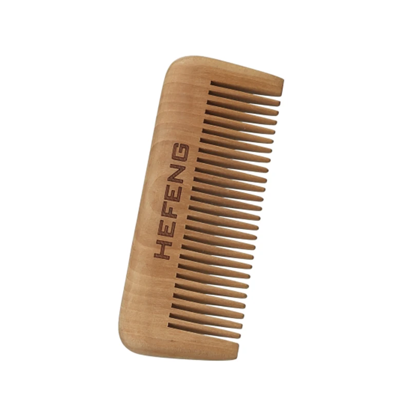 Custom Logo Natural Wood Pocket Comb