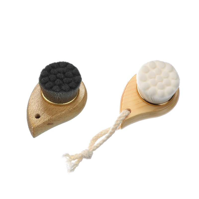 Natural Wood Multi Function Soft Facial Brush