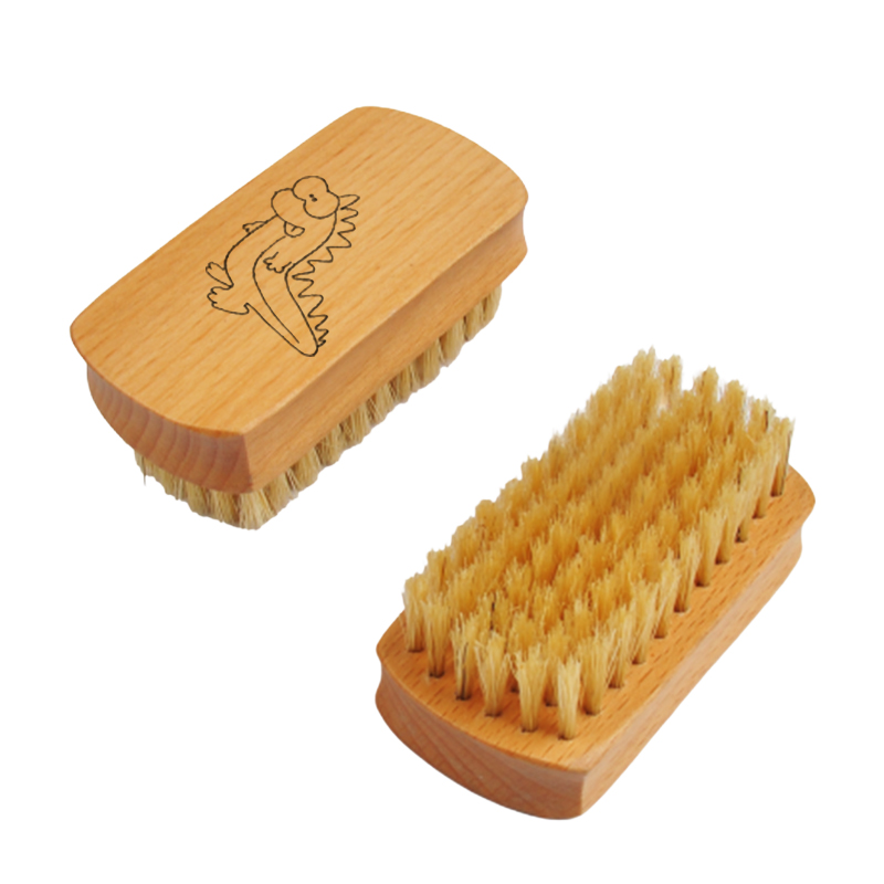 Custom Pattern Multi-functional Baby Brush With Boar Bristle