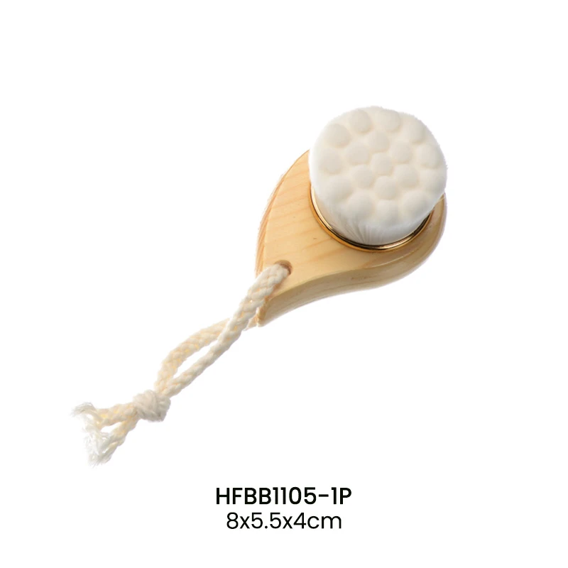 Natural Wood Multi Function Soft Facial Brush