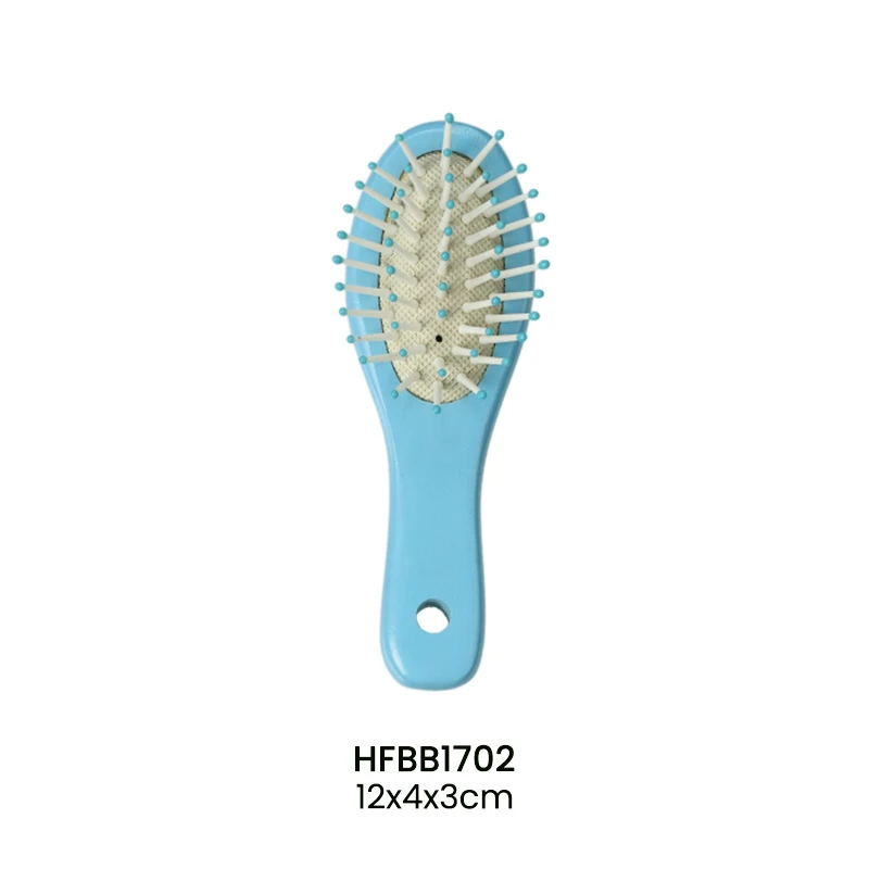 Natural Wood Kids Hair Brush OEM Color Paint
