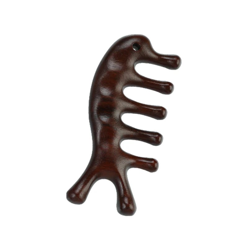 100% Natural wood Multi-purpose Massage Comb