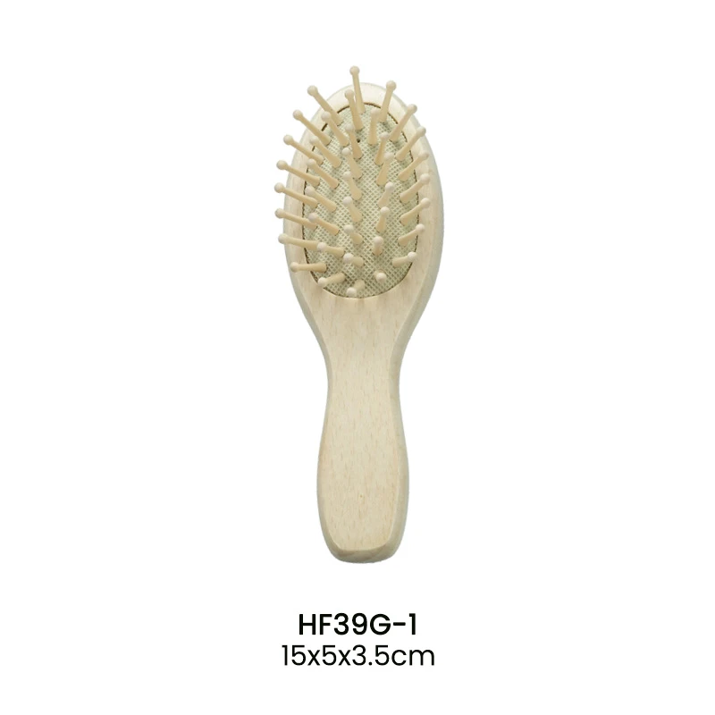 Custom White Beech Wood Baby Brush Set (3 Pieces)