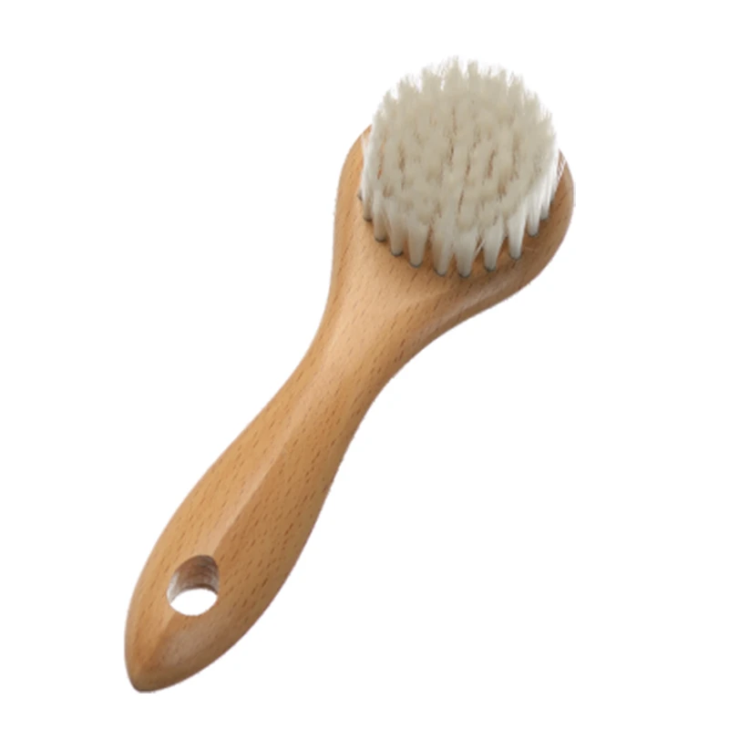OEM Beech Wood Soft Bristle Facial Cleansing Brush
