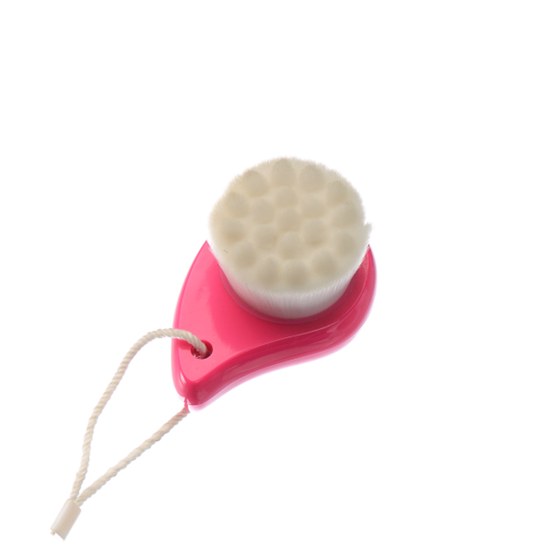 Custom LOGO Plastic Fine Bristle Pocket Facial Brush
