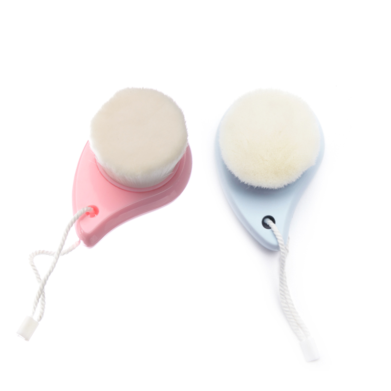 Macaron-colored Plastic Ultra-soft Bristle Mini Face Brush