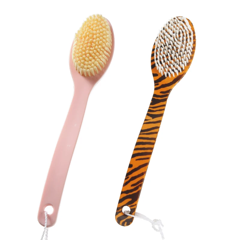 Special printing Tiger Striped Plastic Bath Brush