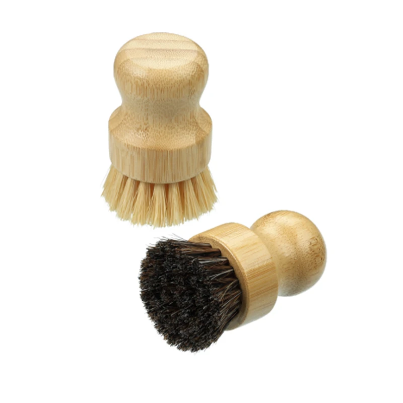 Eco-Bamboo Hand-held Kitchen Cleaning Brush