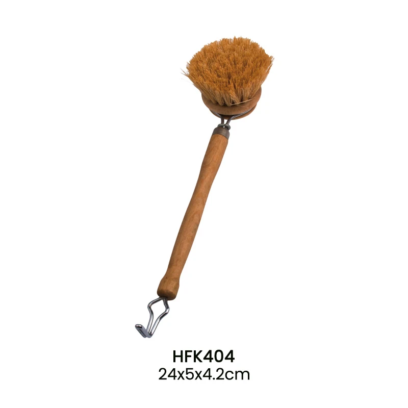 Wood handle detachable head cleaning Brush