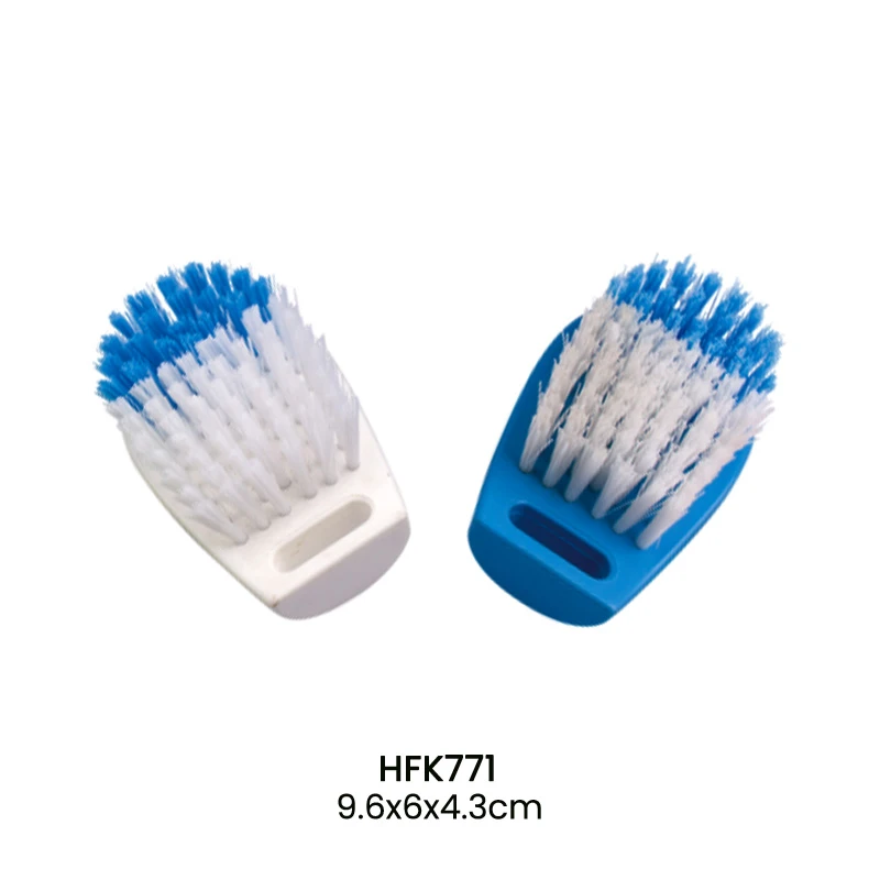 Colored Plastic dual color Bristle cleaning Brush for Wholesale