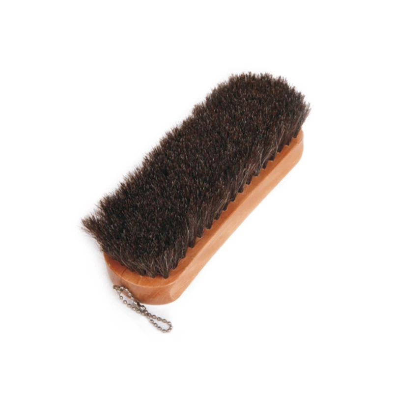 High Quality Wood Horse Hair Shoe Cleaning Brush