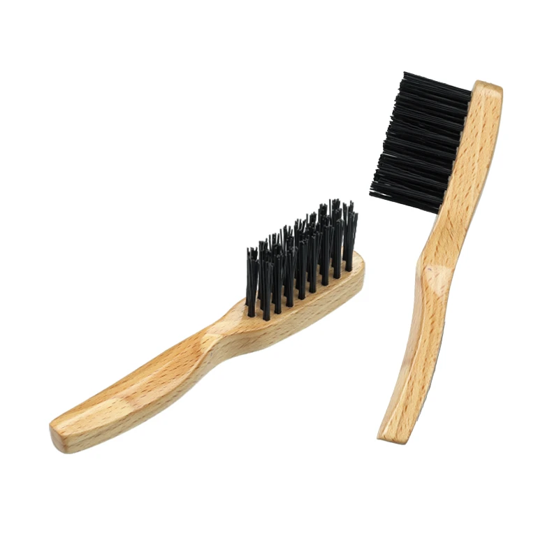 Soft Bristles Wooden Hat Brush For Dust and Lint Remover