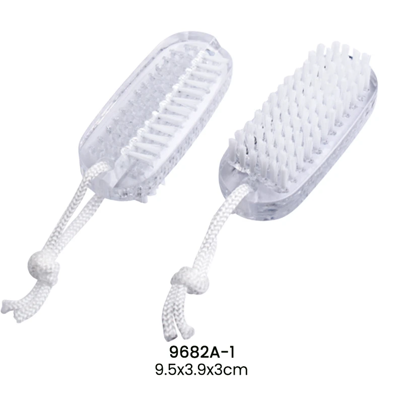 Plastic Nail Cleaning Brush 2-Sided Bristles