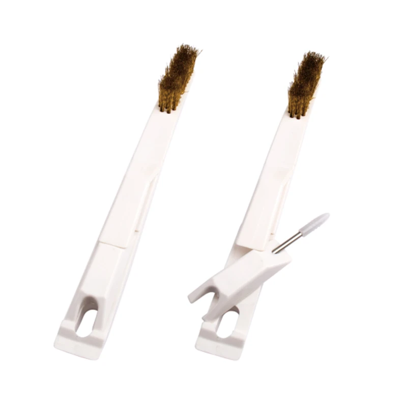 plastic detachable scraper detail cleaning brush