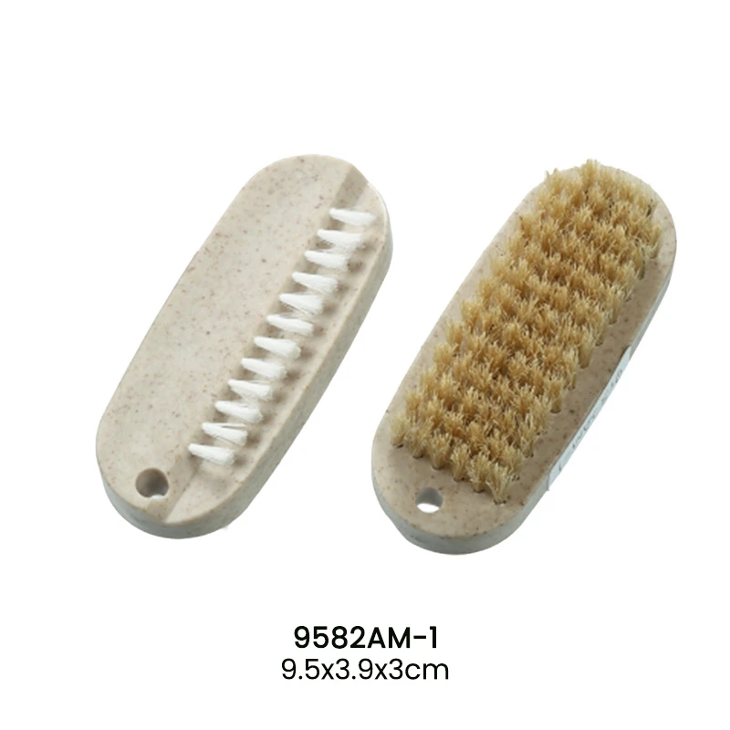Plastic Nail Cleaning Brush 2-Sided Bristles