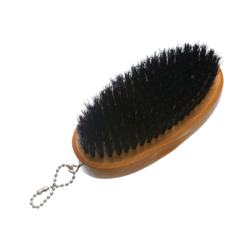 Wooden Oval Boar Bristle Shoe Brush For Wholesale