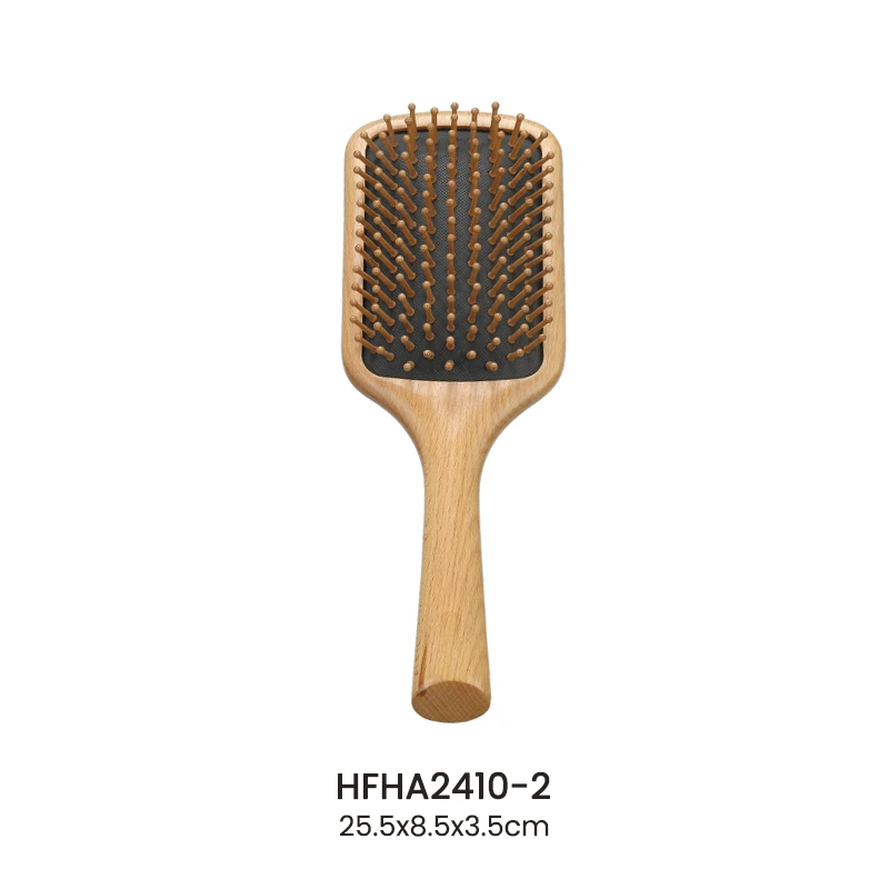 Large Beech Wood Air Cushion Hair Styling Brush