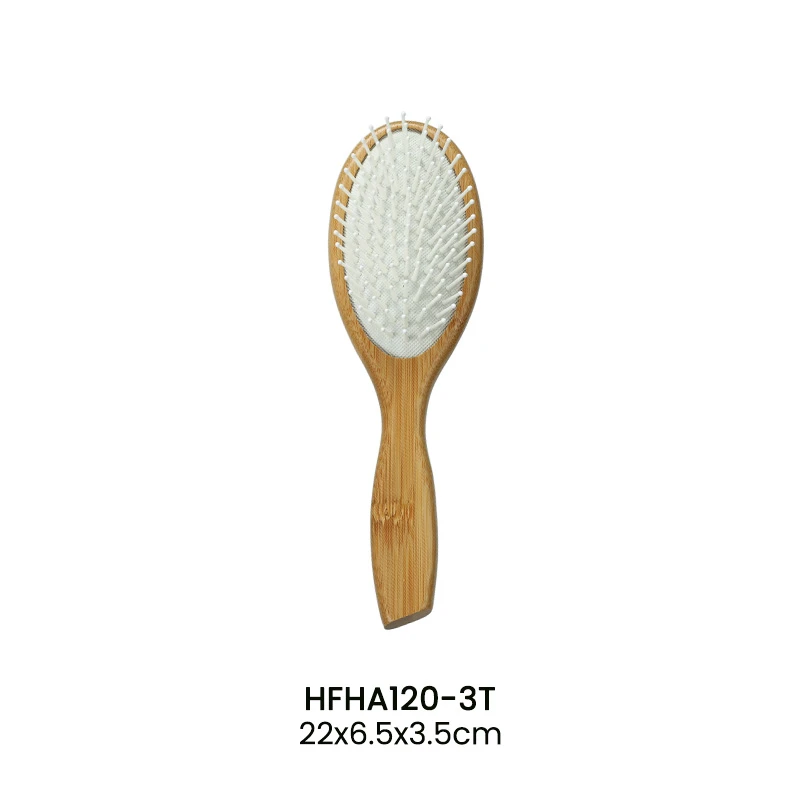 FSC Certified Bamboo Hair Brush Nylon Pins & Boar Bristle