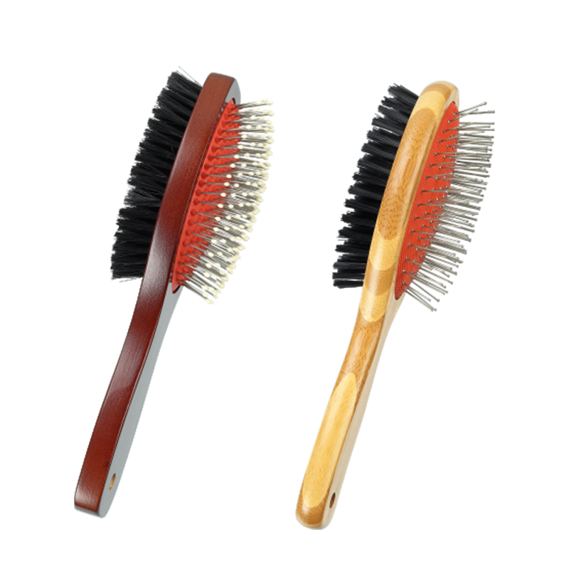 Double-Sided Grooming PET Brush 2 IN 1 For wholesale