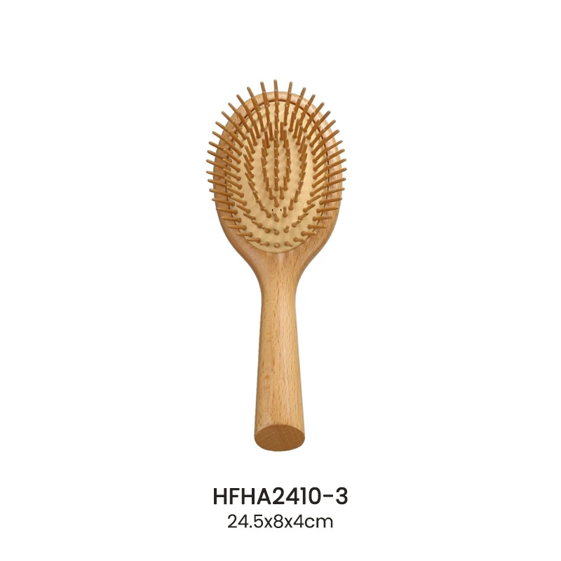Large Beech Wood Air Cushion Hair Styling Brush
