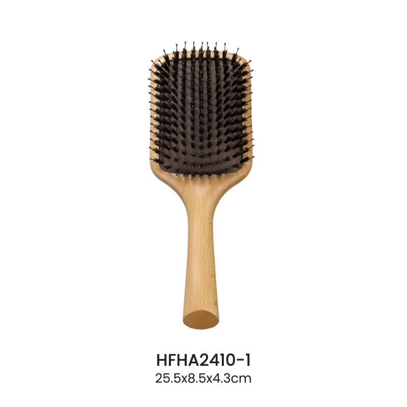 Large Beech Wood Air Cushion Hair Styling Brush