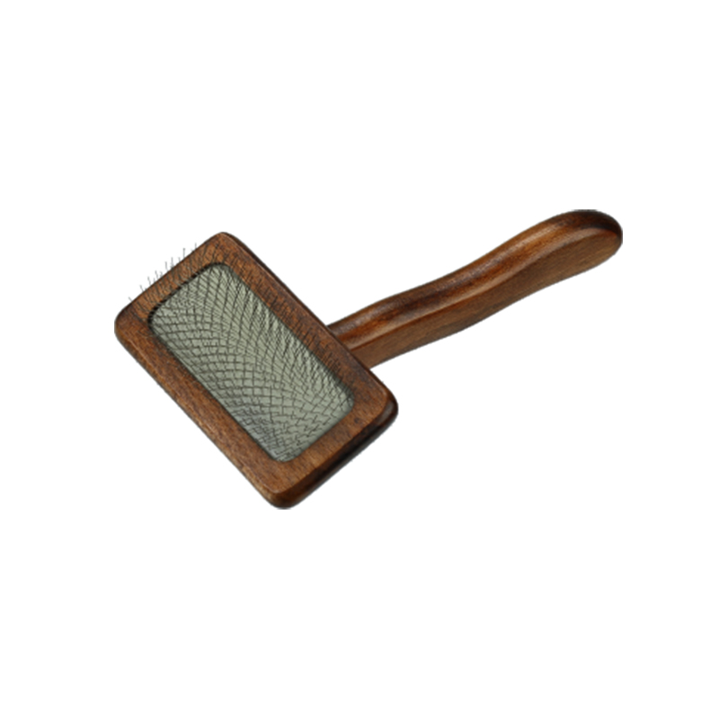 100% Natural Wood Dog & Cat Brush for Shedding
