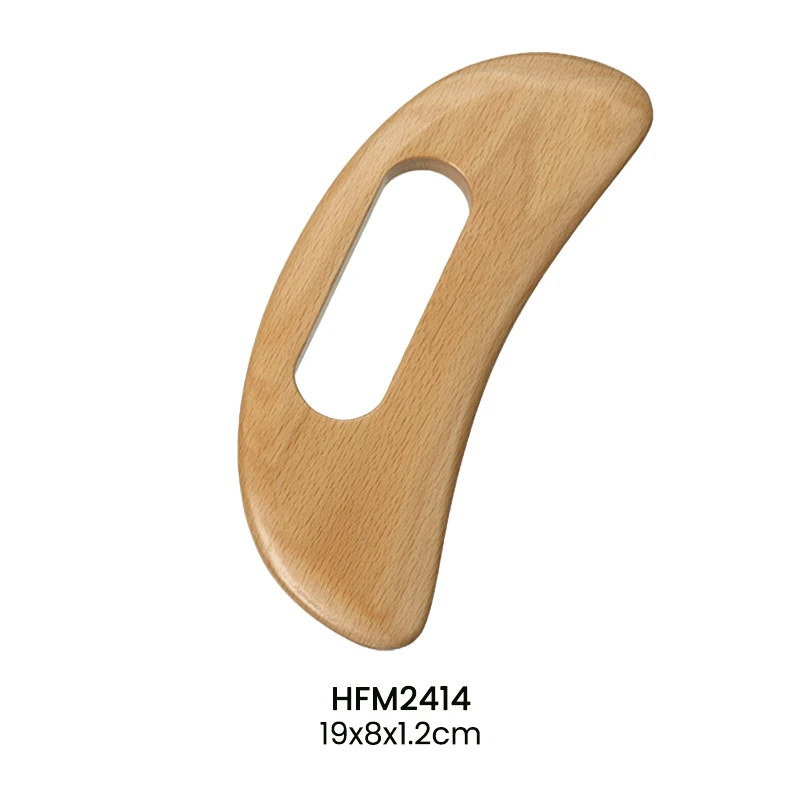 Wooden Gua Sha Massage scraping Board For Face & Body