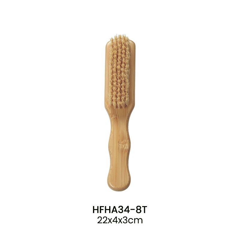 100% Natural Bamboo Wave Handle Hair Brush