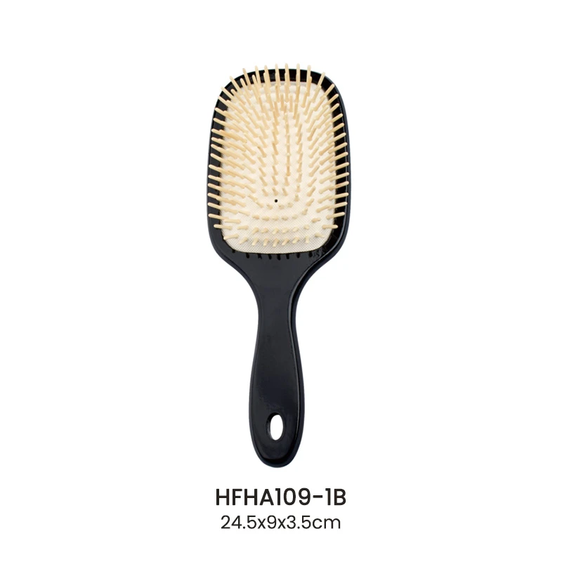 Schima Superba Wooden Pin Scalp Massage Paddle Hairbrush