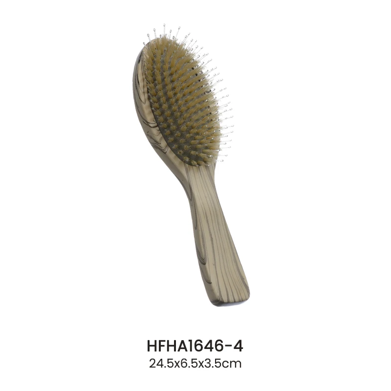 Mixed Bristle Color Paint Massage Hair Brush For Wholesale