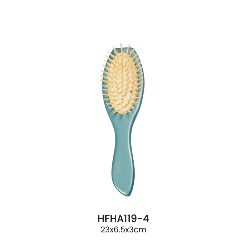 Blue Schima Superba Cushion Brush With Wooden Pins Set1