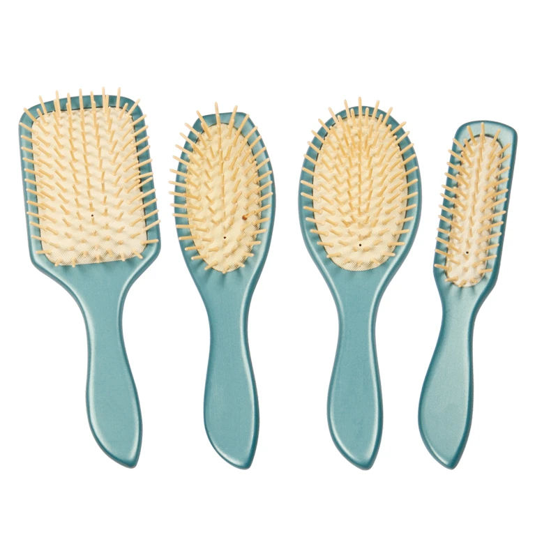 Blue Schima Superba Cushion Brush With Wooden Pins