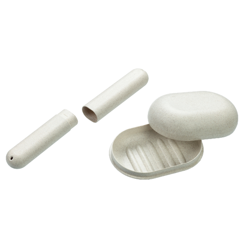 Eco Wheat Straw Toothbrush Box & Soap Box SET