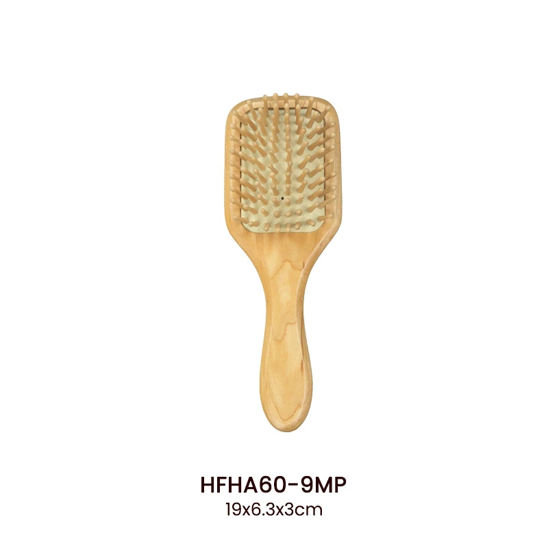 Maple Wood Paddle Hair Brush Multi‑Size Custom Set