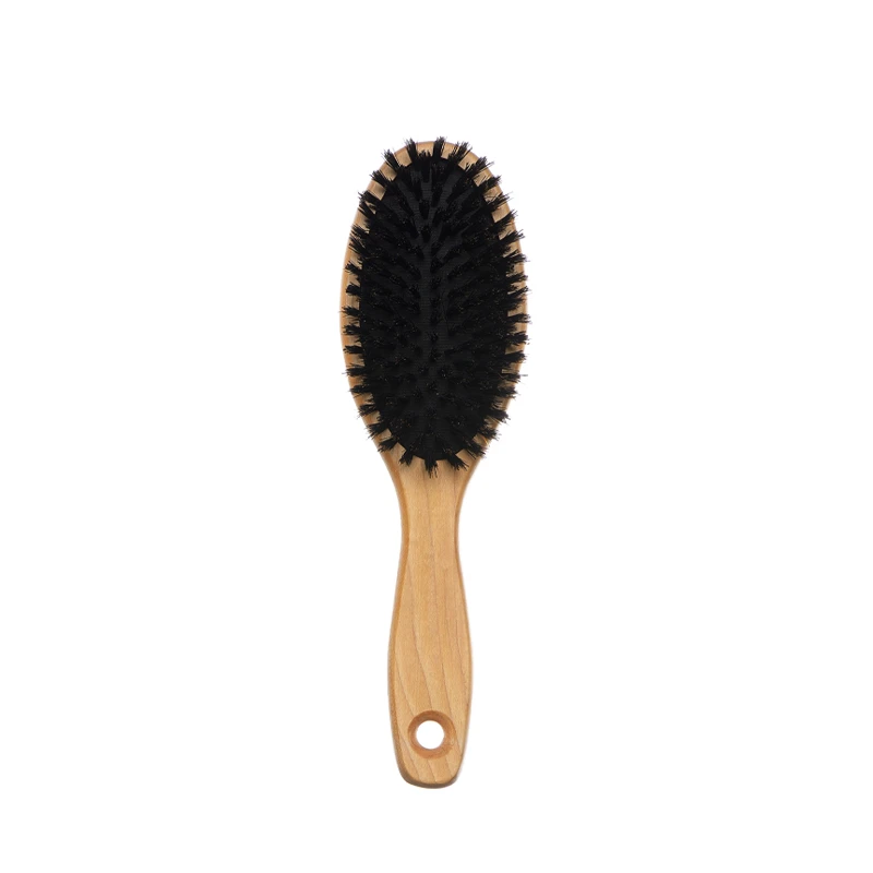 Maple Wood Boar Bristle Hair Brush for Wholesale