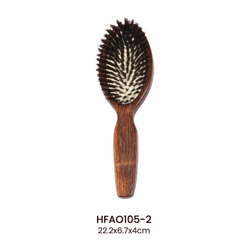 Oak Wood Oval Cushion Hair Brush Multi‑size for Wholesale