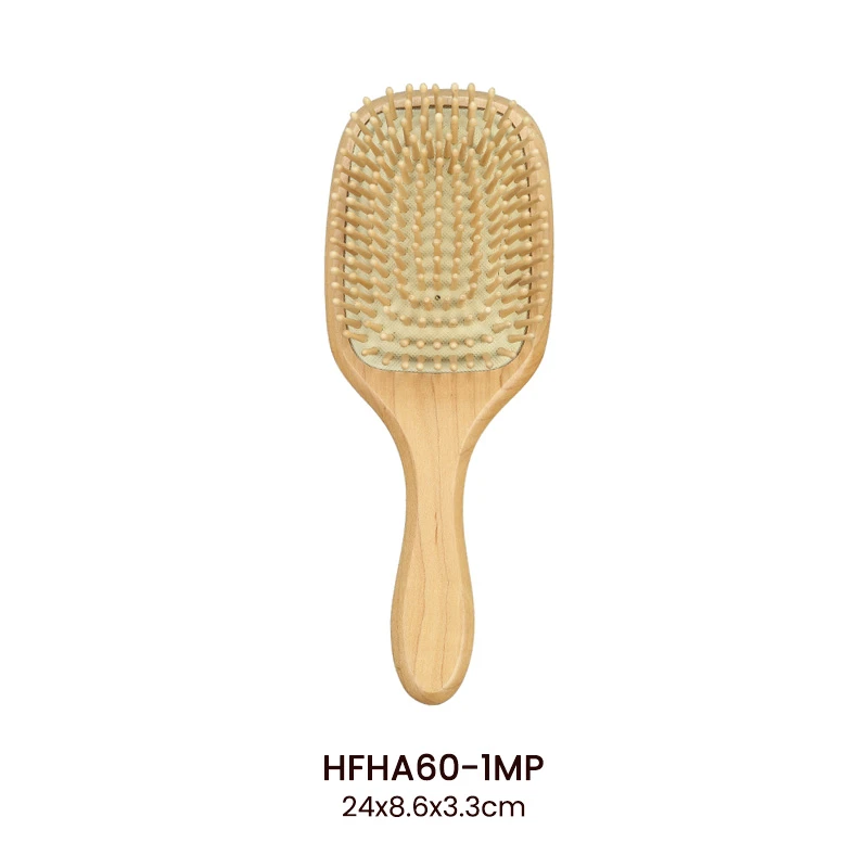 Maple Wood Paddle Hair Brush Multi‑Size Custom Set