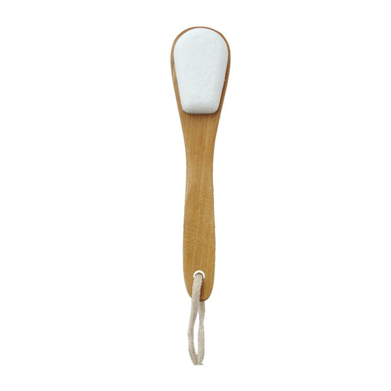 Custom Wood Foot File With Fine Grit Pumice Stone