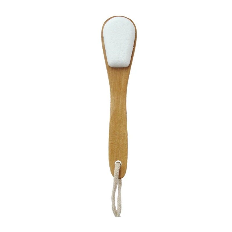 Custom Wood Foot File With Fine Grit Pumice Stone