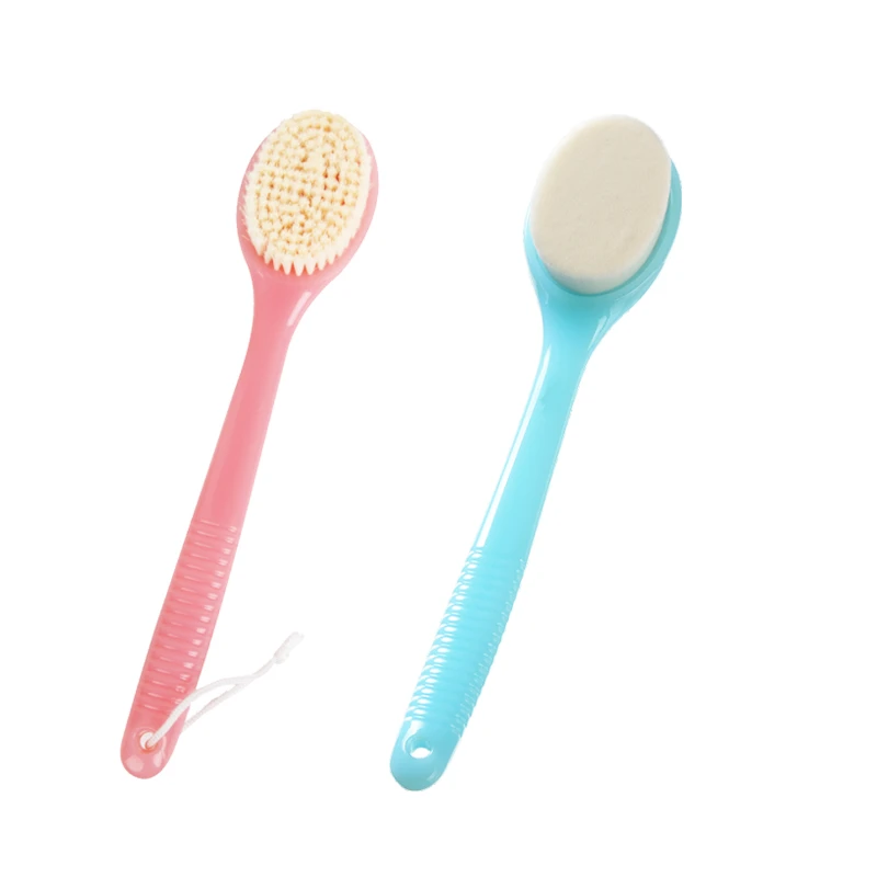 Custom Color Plastic Bath Brush With Variable Bristles
