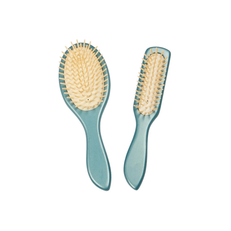 Blue Schima Superba Cushion Brush With Wooden Pins Set2
